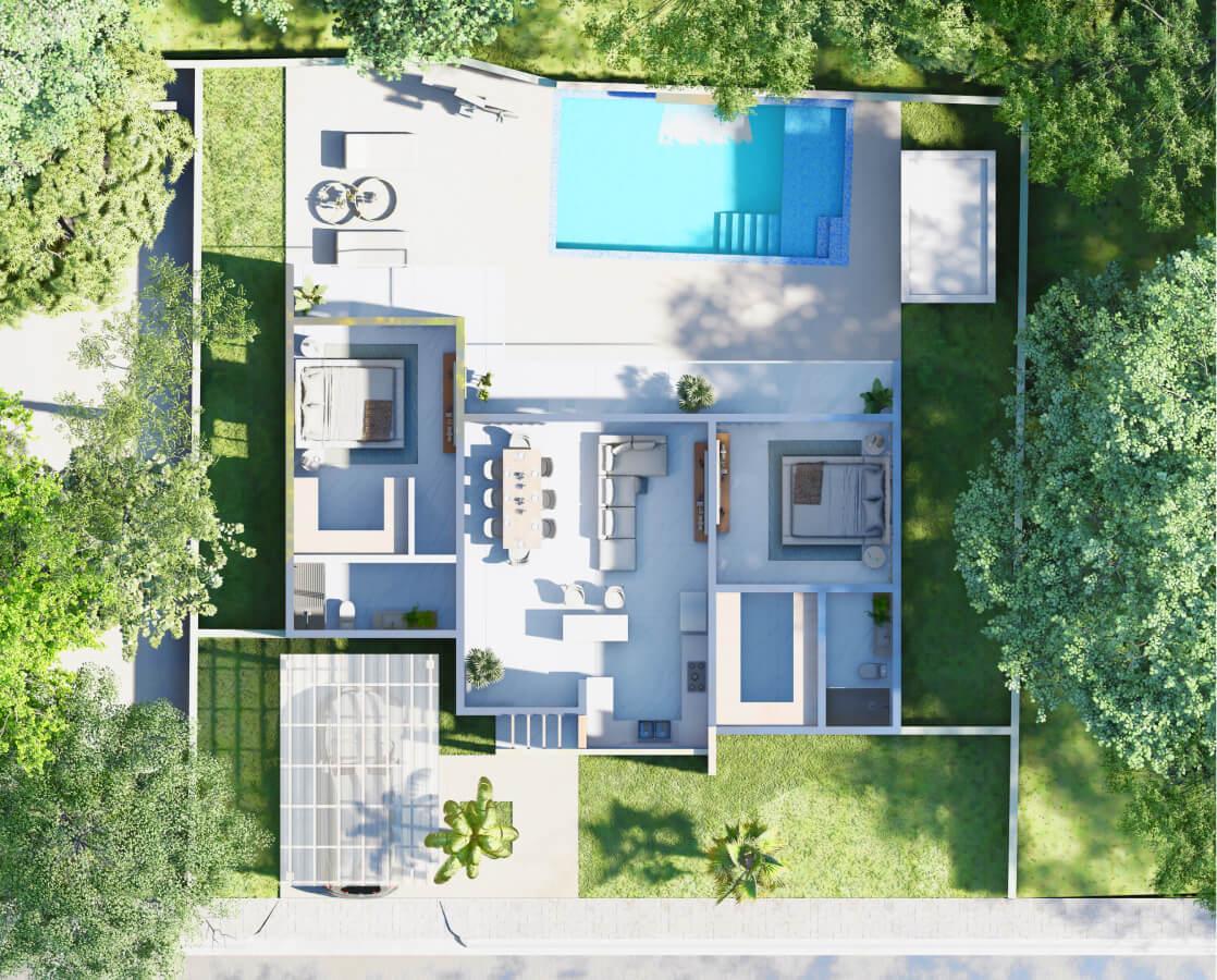 New Exquisite 2 Bedroom Villa Cabarete Gated Community - photo 4