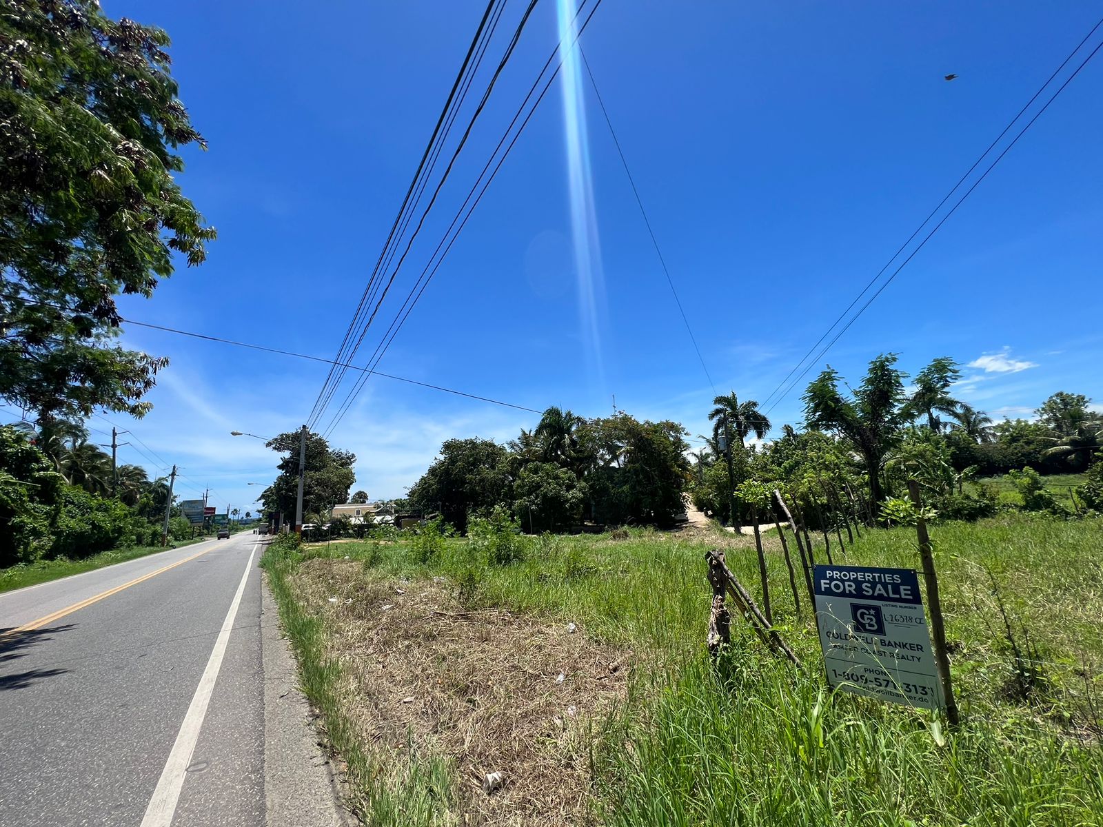 COMMERCIAL LOT ON MAIN ROAD Encuentro commercial lot FOR SALE on main street Cabarete - photo 4